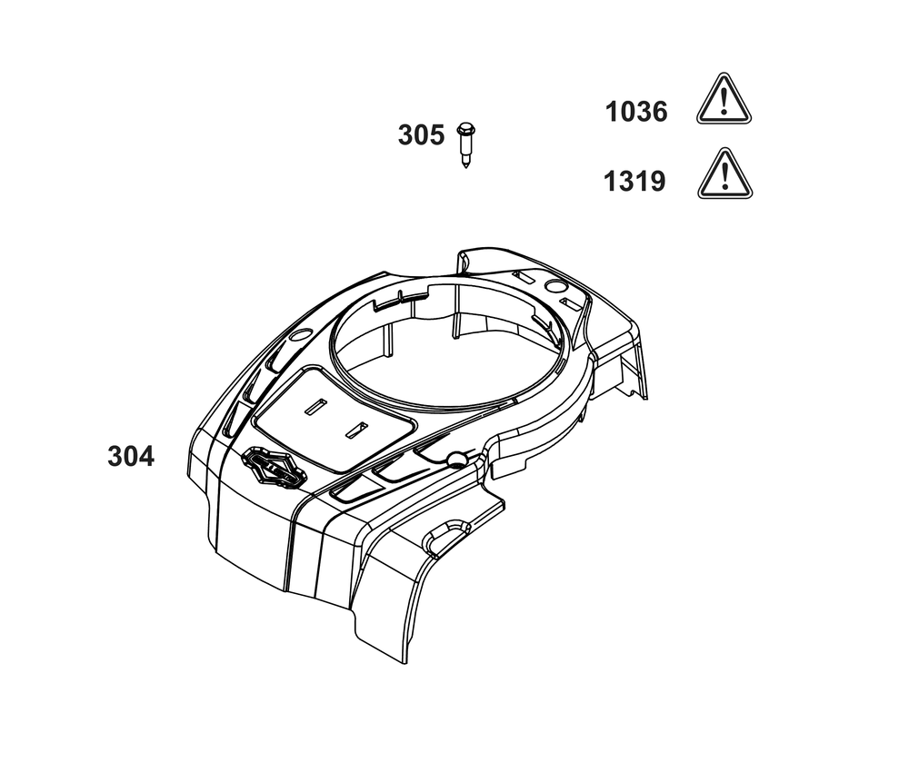 Blower Housing Group Diagram and Parts List for 103M02-0107-F1 100000 - 19Z999 Briggs and Stratton Engine